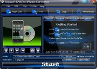 Bigasoft DVD to iPhone Converter screenshot